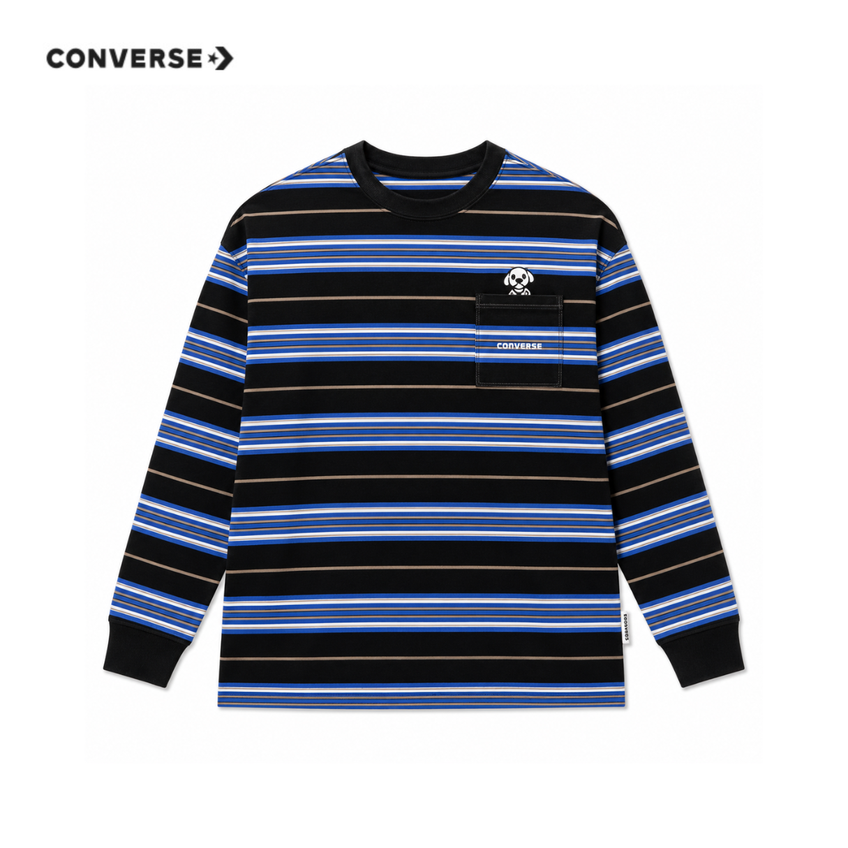 Converse x Matsui Boys Long Sleeve Striped Top (Little Kids)
