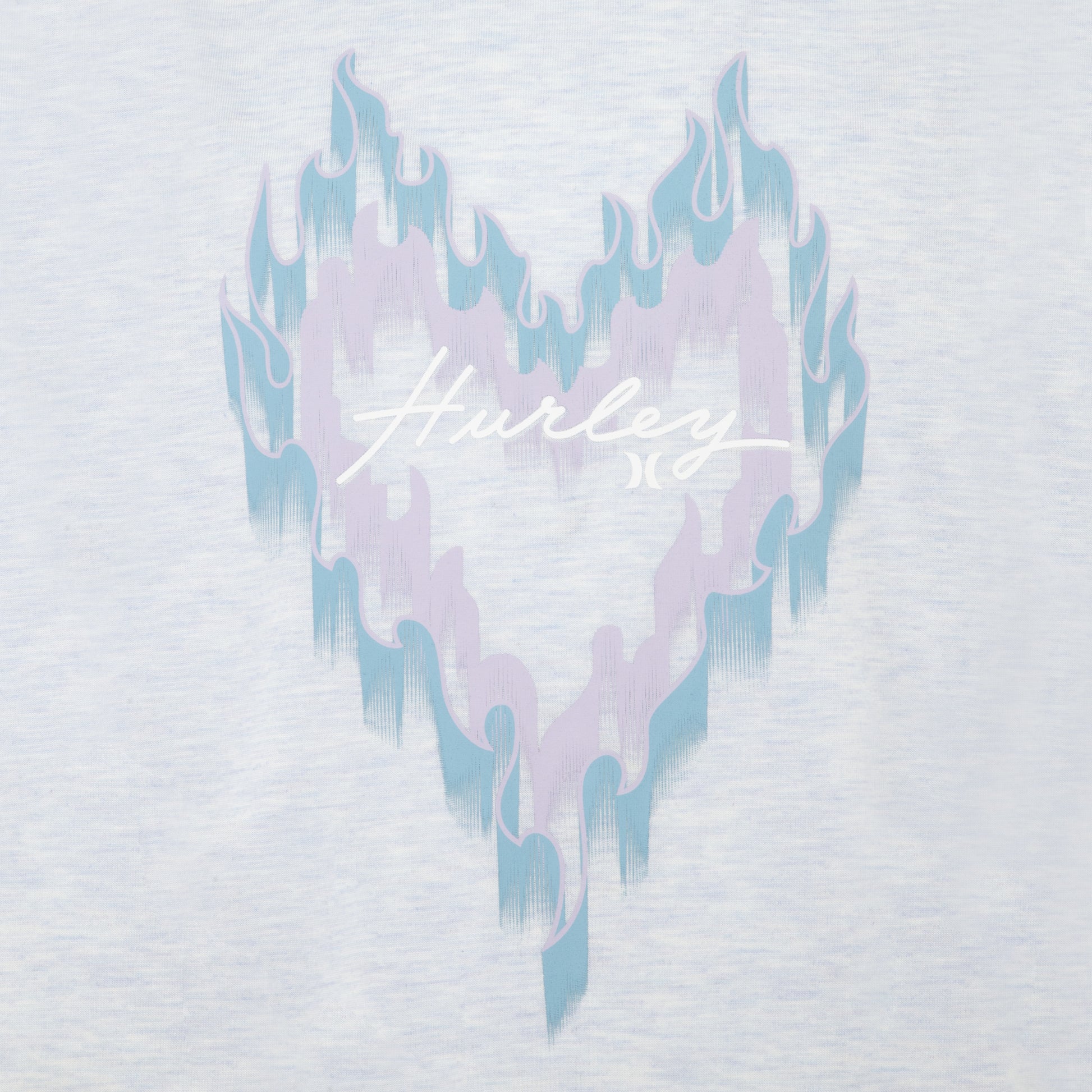 Hurley Girls Heart Fire T-Shirt (Big Kids)