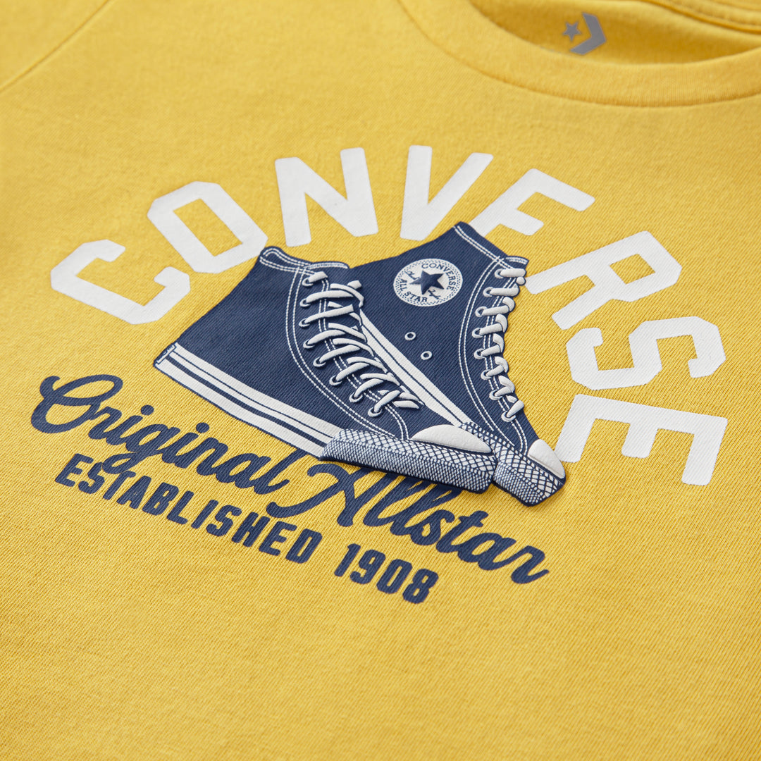 Converse Boys Retro Remix T-Shirt & French Terry Shorts Set (Toddler)