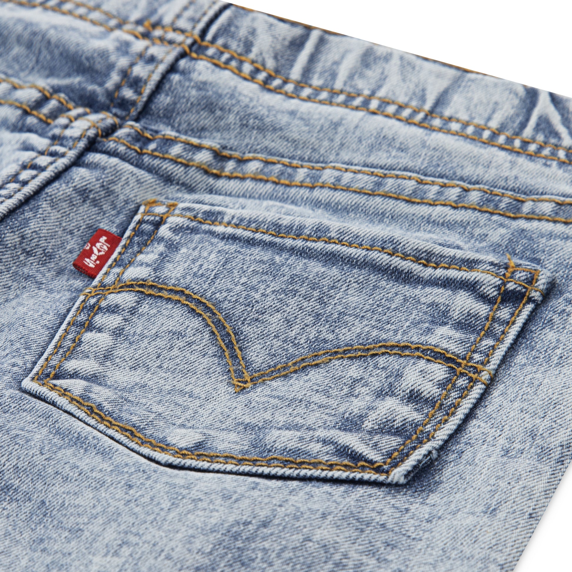 Levi's Girls Long Puff Sleeve T-Shirt & Denim Jeans Set (Little Kids)
