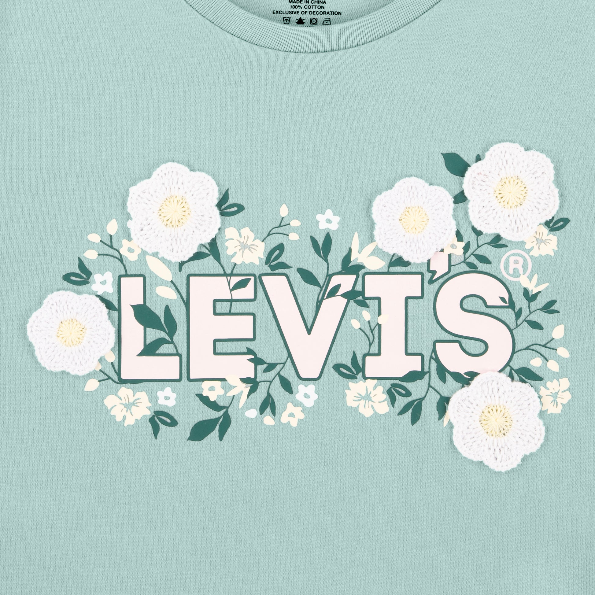 Levi's Girls Wildflowers Batwing T-Shirt (Big Kids)