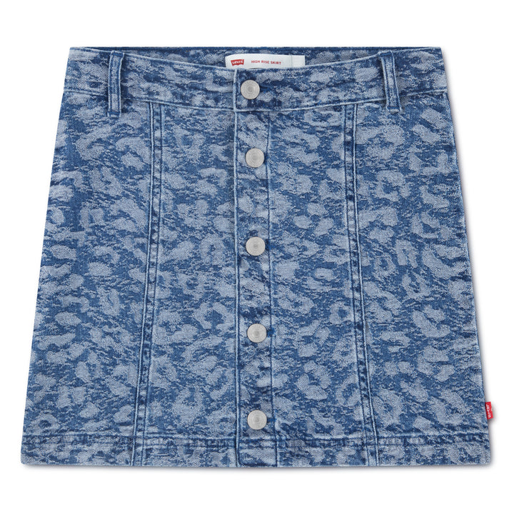 Levi's Girls Jacquard Button Front Skirt (Big Kids)