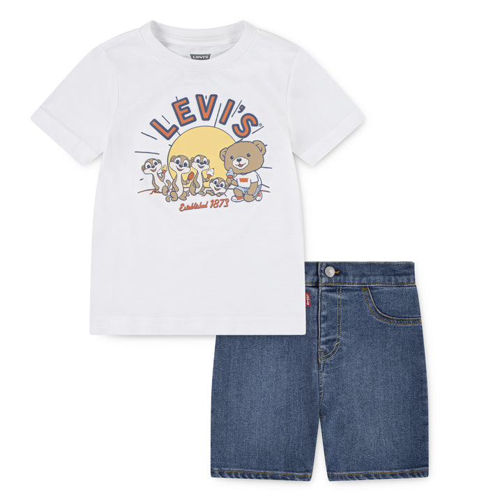Levi's Boys 2-Piece Levi & Friends T-Shirt & Jeans Set (Toddler)