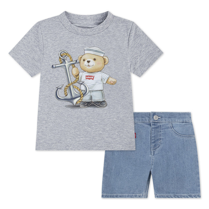 Levi's Boys 2-Piece Levi's Anchor T-Shirt & Jeans Set (Toddler)