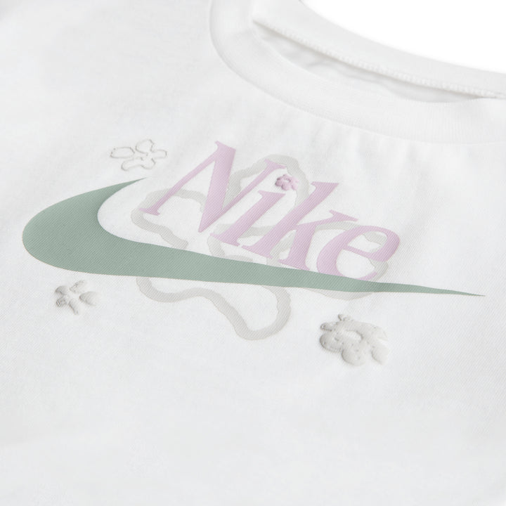 Nike Girls Wild Flower Jersey & French Terrry Shorts Set (Infant)