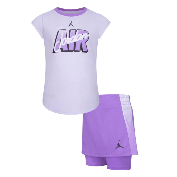Jordan Girls 2-Piece Air-ress T-Shirt & Skort Set (Little Kids)