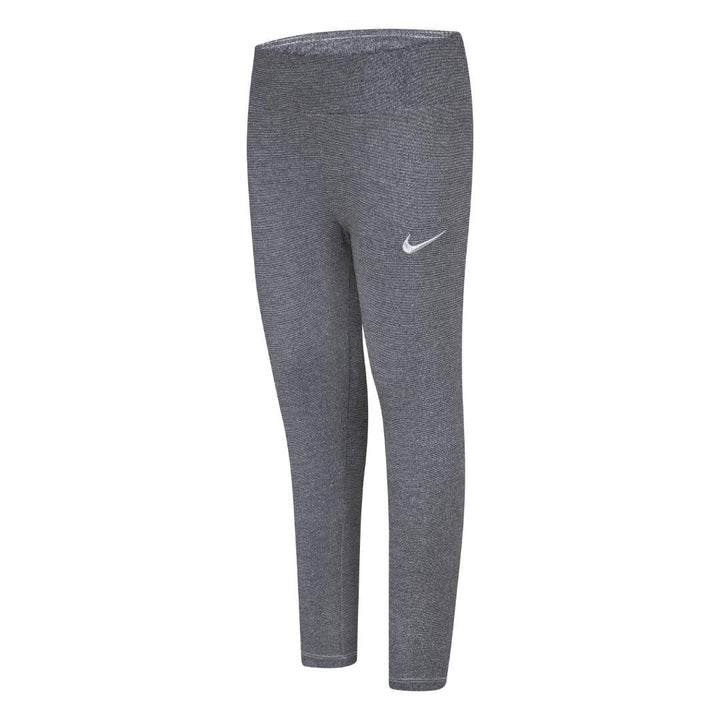 Nike Girls Shine Black Leggings (Little Kids)