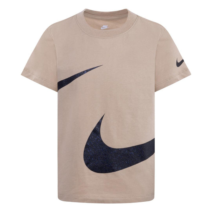 Nike Girls Swoosh Spirit Brown T-Shirt (Little Kids)