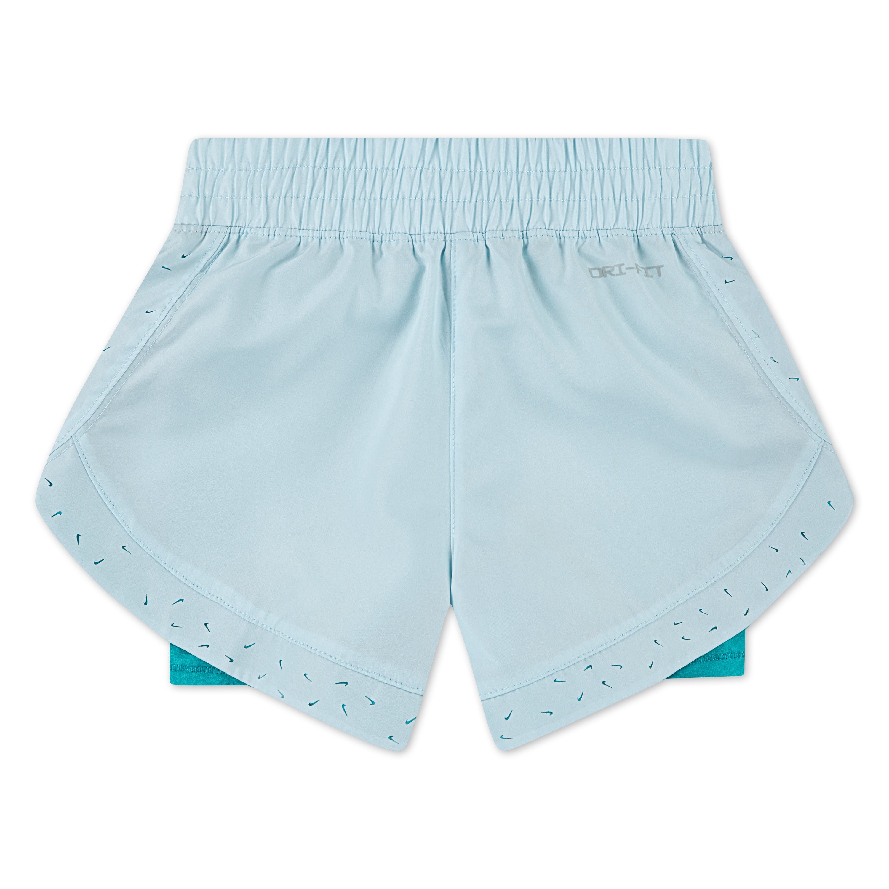 Nike Girls Sunny Swoosh Dri-Fit Shorts (Little Kids)