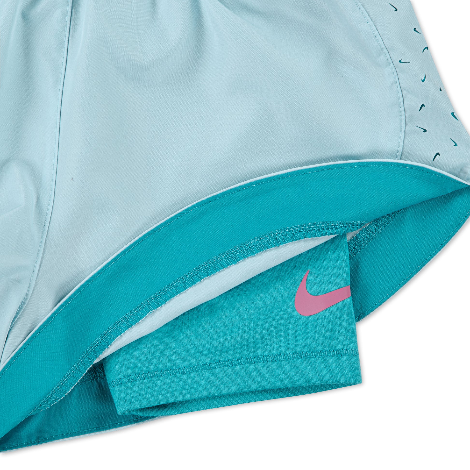 Nike Girls Sunny Swoosh Dri-Fit Shorts (Little Kids)