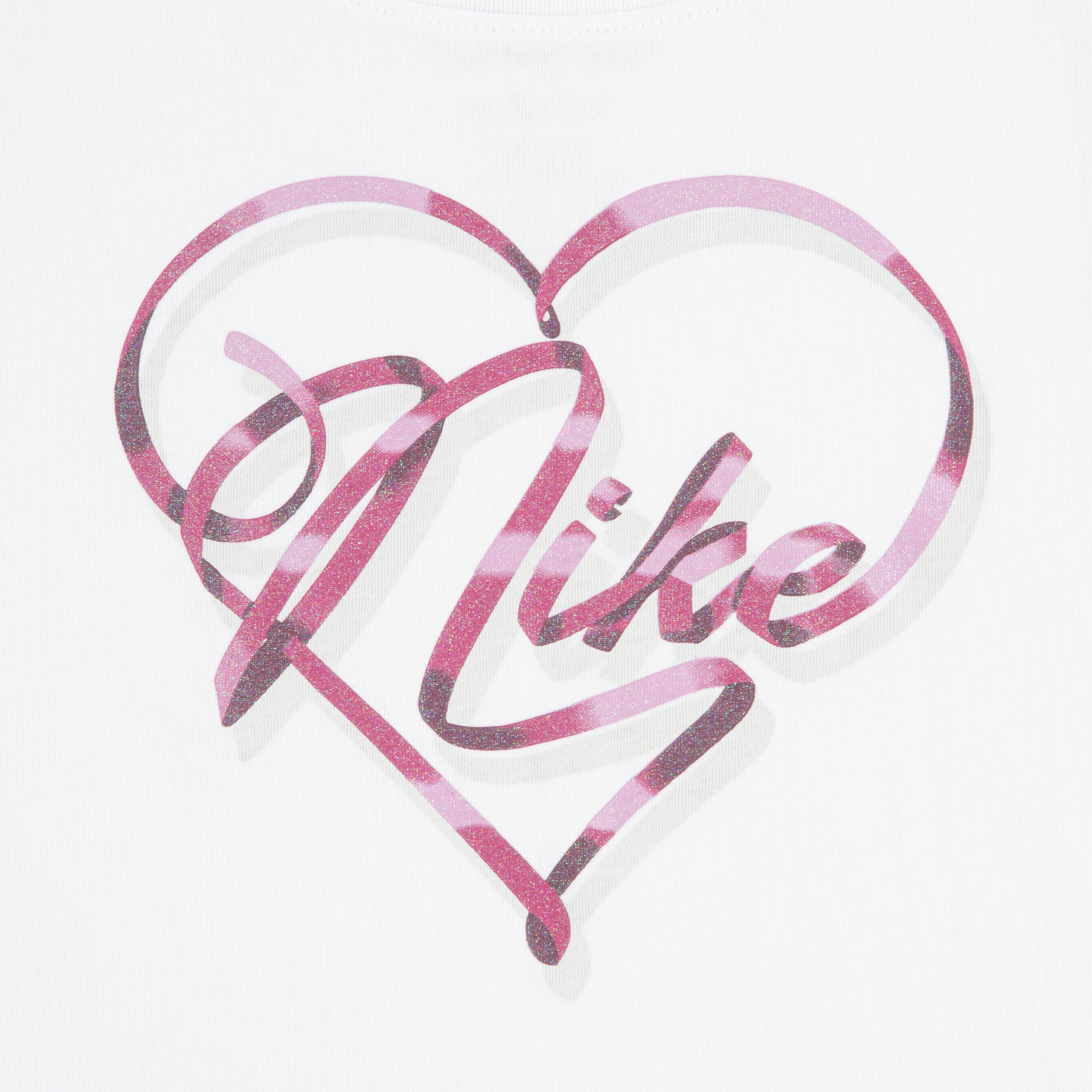 Nike Girls Swoosh On Pointe Graphic T-Shirt (Little Kids)