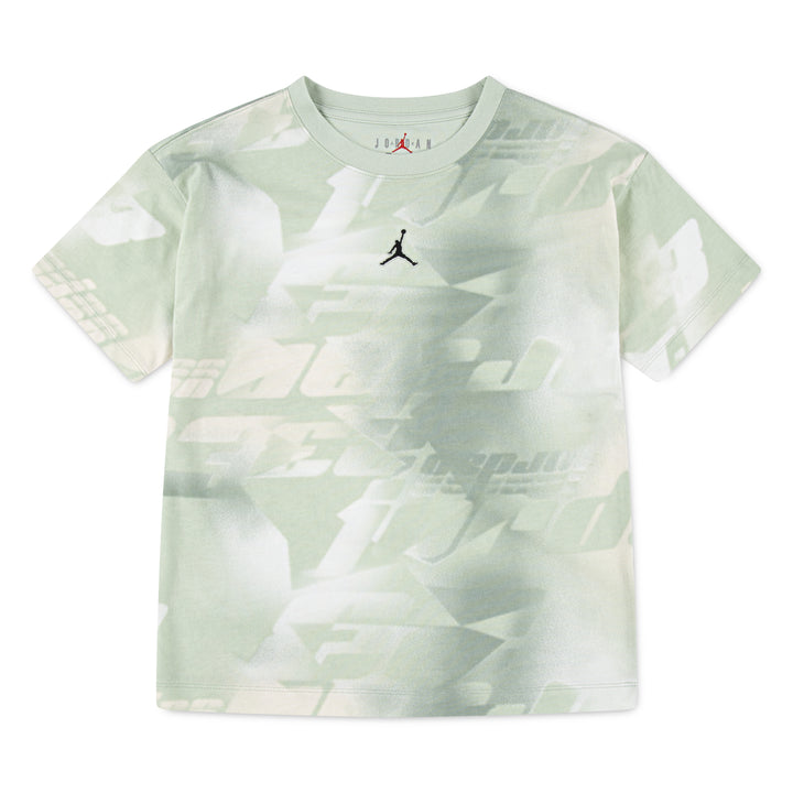 Jordan Girls Triple Team AOP Short Sleeve Tee (Big Kids)