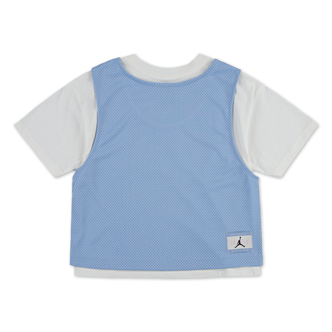 Jordan Girls Training Camp Mesh Overlay T-Shirt (Big Kids)