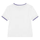 Jordan Girls Semi-Cropped Rib T-Shirt (Big Kids)