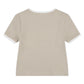 Jordan Girls Semi-Cropped Rib T-Shirt (Big Kids)