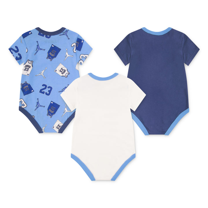 Jordan 3-Pack MJ Jersey Bodysuit Set (Newborn)