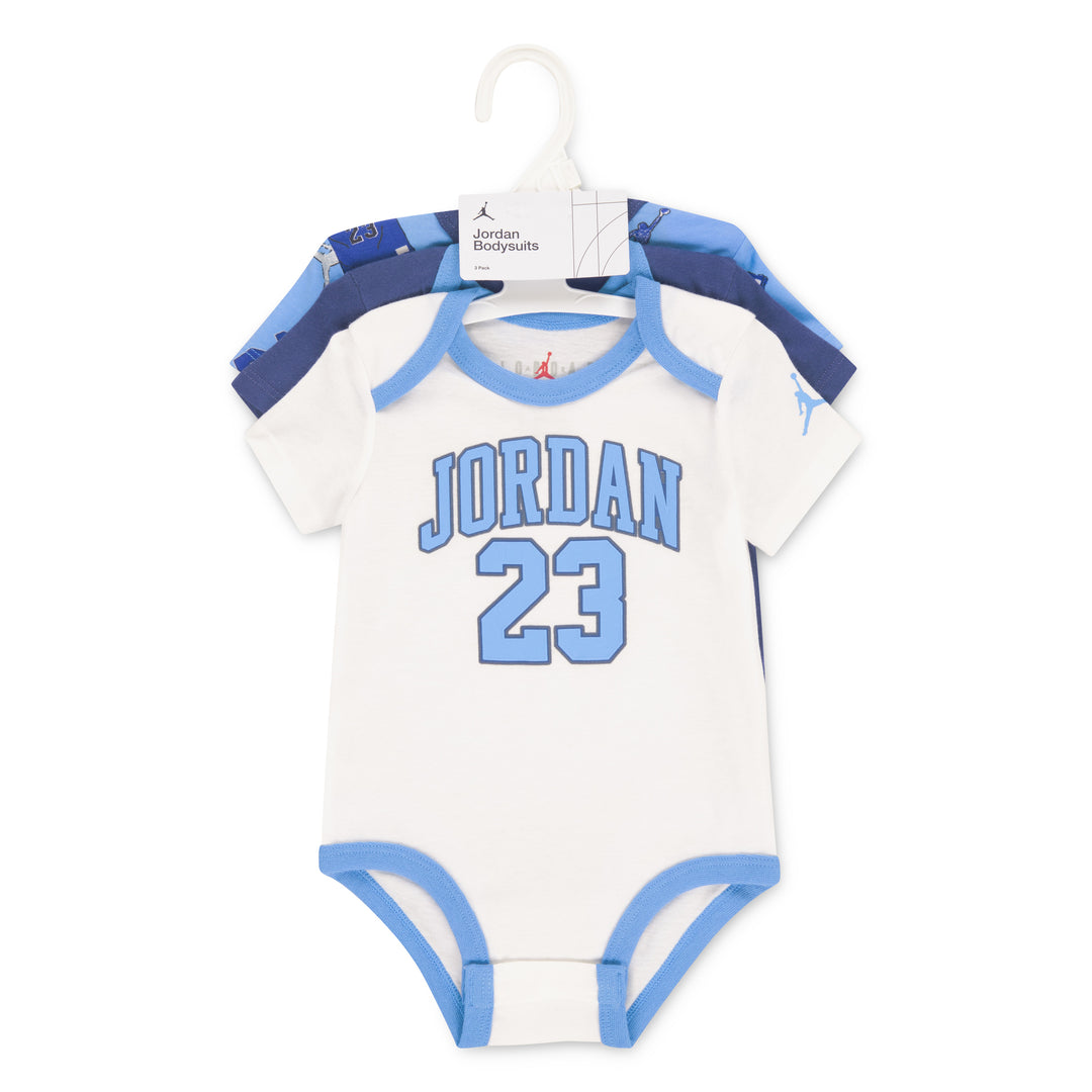Jordan 3-Pack MJ Jersey Bodysuit Set (Newborn)