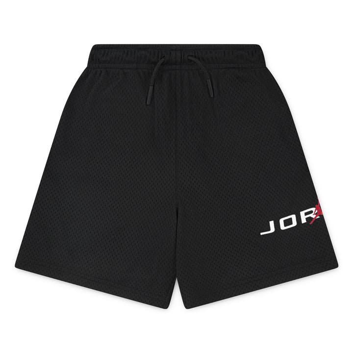 Jordan Boys MJ Baseline Mesh Black Shorts (Little Kids)