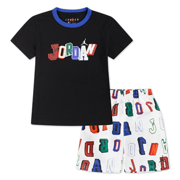 Jordan Boys 2-Piece Court of Legends T-Shirt & White Shorts Set (Little Kids)
