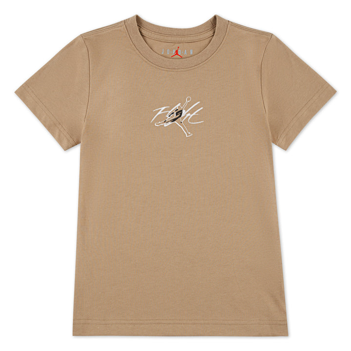Jordan Boys Flight Haze Brown T-Shirt (Little Kids)