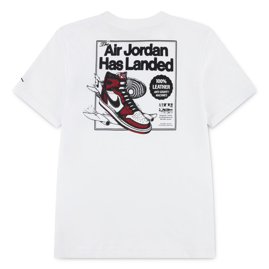 Jordan Boys Varsity Split White Short Sleeve T-Shirt (Little Kids)
