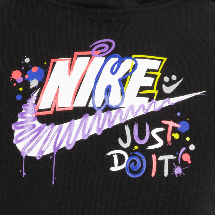 Nike Boys Sportwear Express Yourself Black Hoodie (Little Kids)