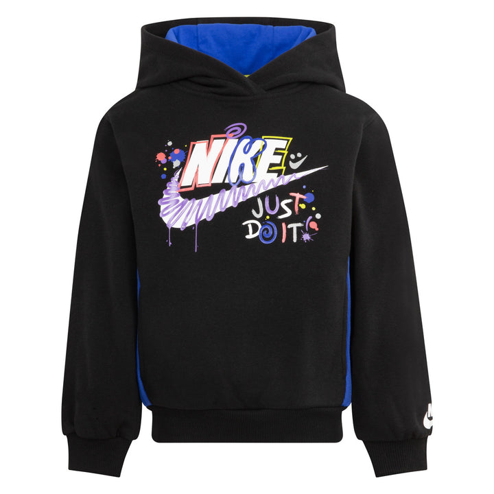 Nike Boys Sportwear Express Yourself Black Hoodie (Little Kids)