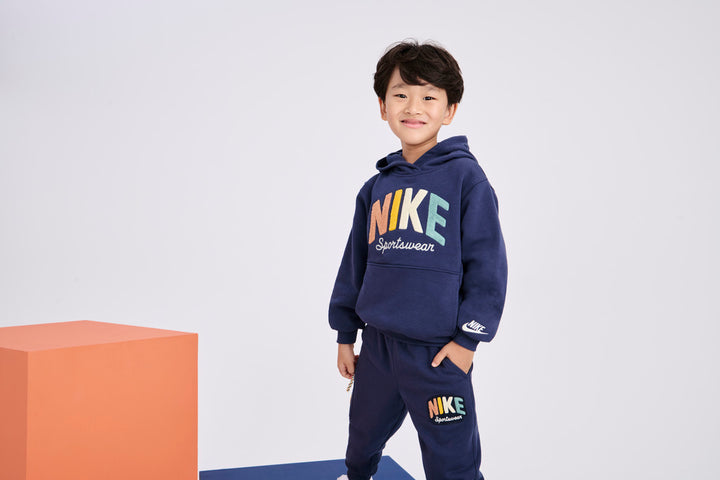 Nike Boys Powder Play Orange T-Shirt (Little Kids)