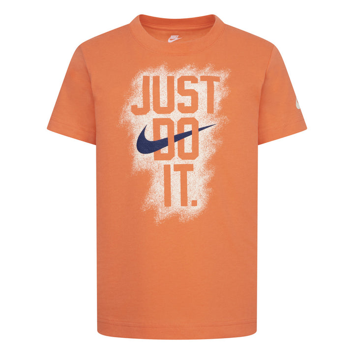 Nike Boys Powder Play Orange T-Shirt (Little Kids)