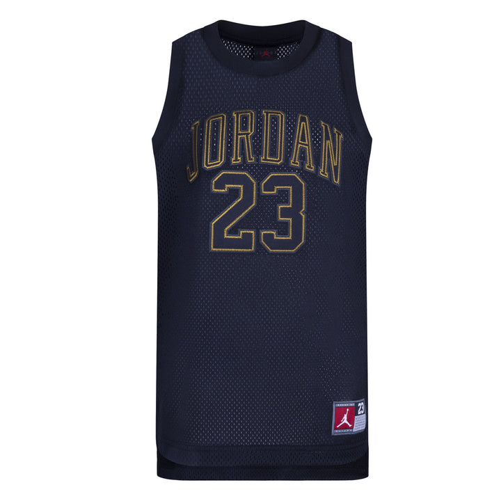 Jordan 23 Black & Gold Tank Top Jersey (Big Kids)