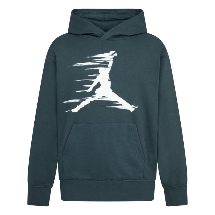 Jordan Boys MJ Flight MVP Green Pullover Hoodie (Big Kids)