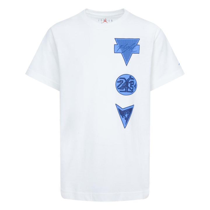 Jordan Boys See Me Shine White T-Shirt (Big Kids)