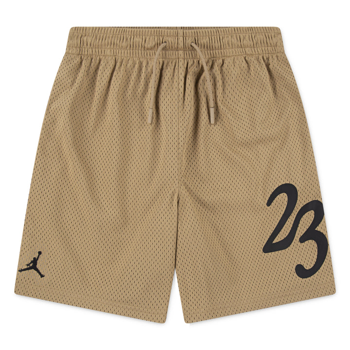Jordan Boys MJ MVP Mesh Brown Shorts (Big Kids)