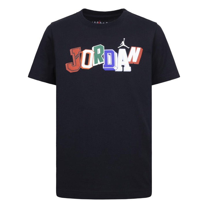 Jordan Boys Signature Black T-Shirt (Big Kids)