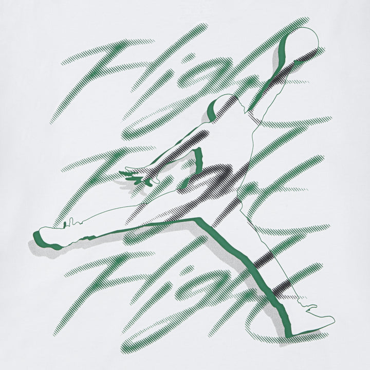 Jordan Boys Flight Haze White T-Shirt (Big Kids)