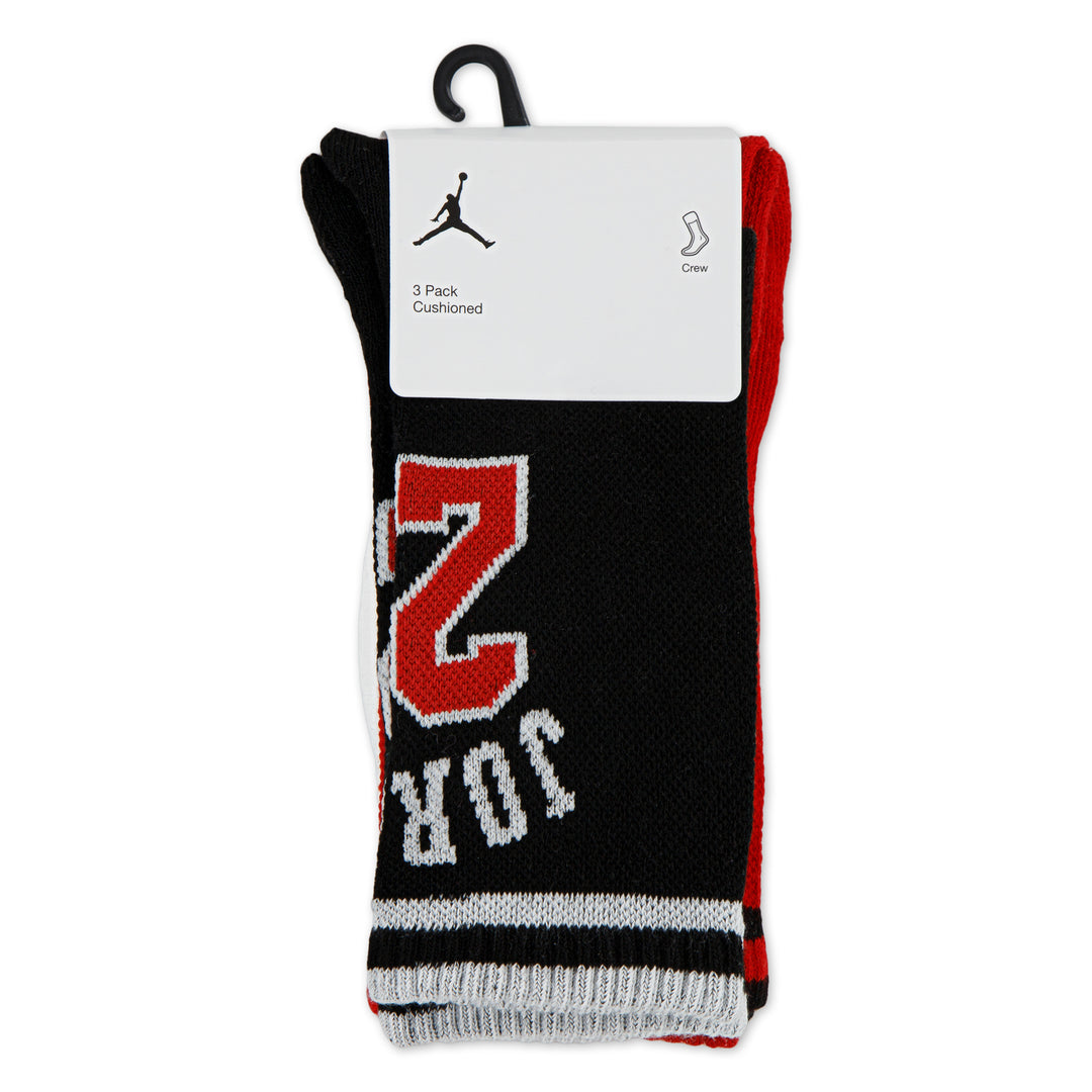 Jordan Boys 3-Pack Varsity Crew Socks (Big Kids)
