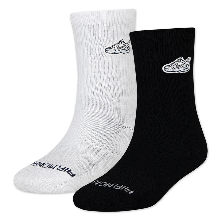 Nike 2-Pack Air Max Cushioned Crew Socks (Little Kids)