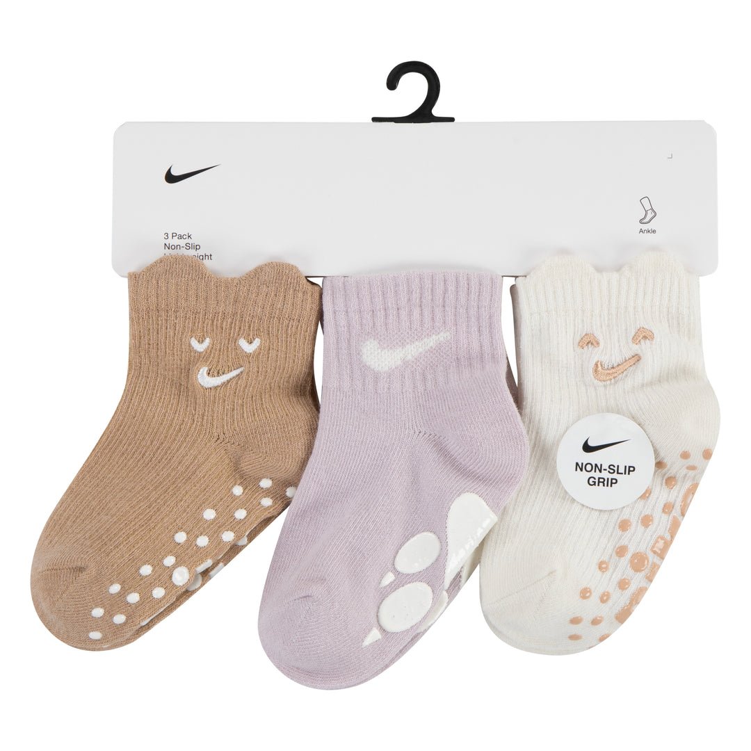 Nike 3-Pack Cozy Comfort Ribbed Socks (Infant)