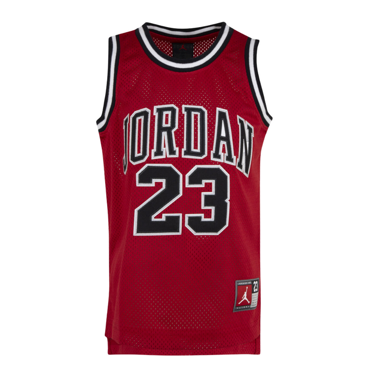 Jordan Boys Signature 23 Red Tank Top Jersey (Little Kids)