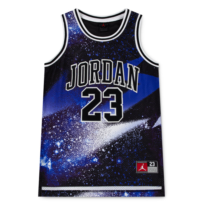 Jordan 23 AOP Tank Top Black Jersey (Big Kids)