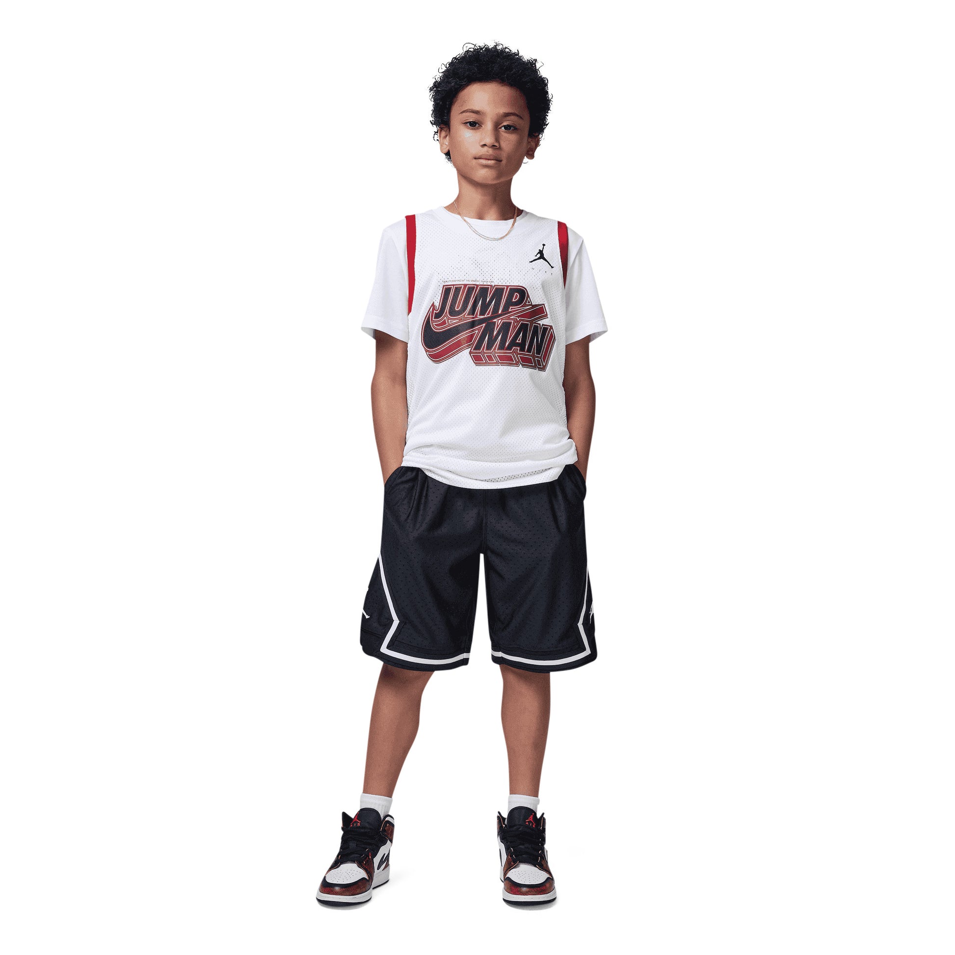 Jordan Boys MJ Dri-FIT Sport Diamond Shorts (Big Kids)