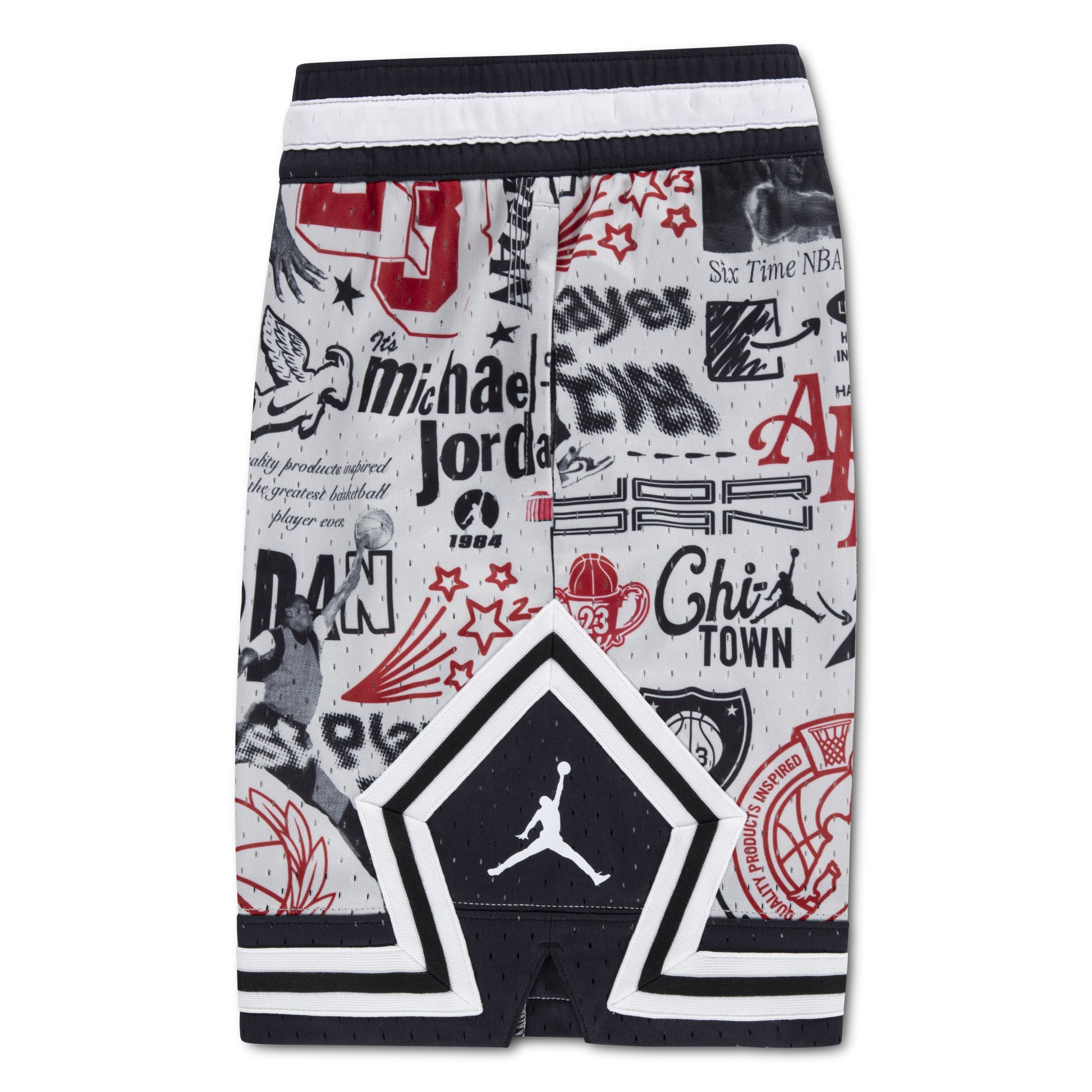 Jordan Boys MJ All-Over-Print Sport Diamond Shorts (Big Kids)