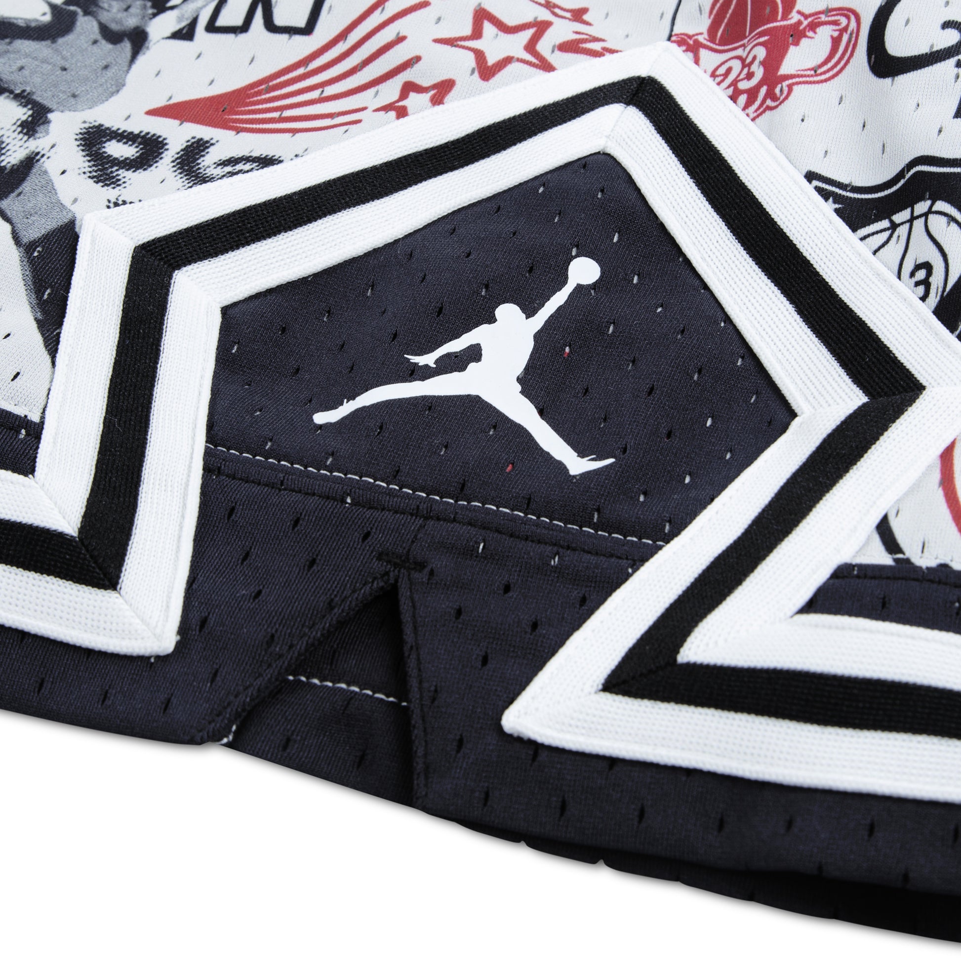 Jordan Boys MJ All-Over-Print Sport Diamond Shorts (Big Kids)