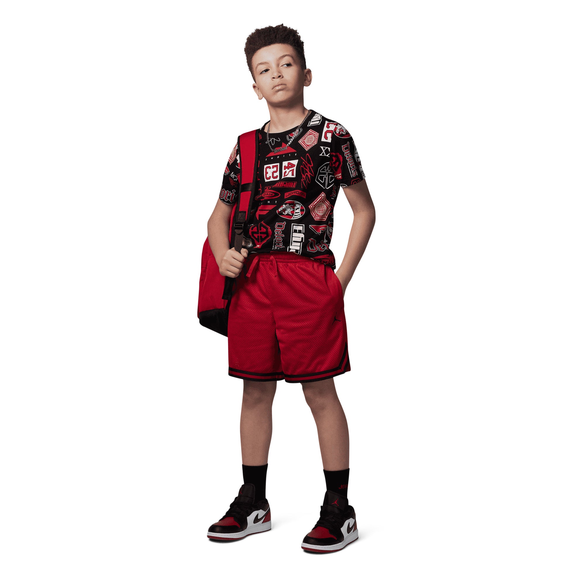Jordan Boys Taping Mesh Shorts (Big Kids)