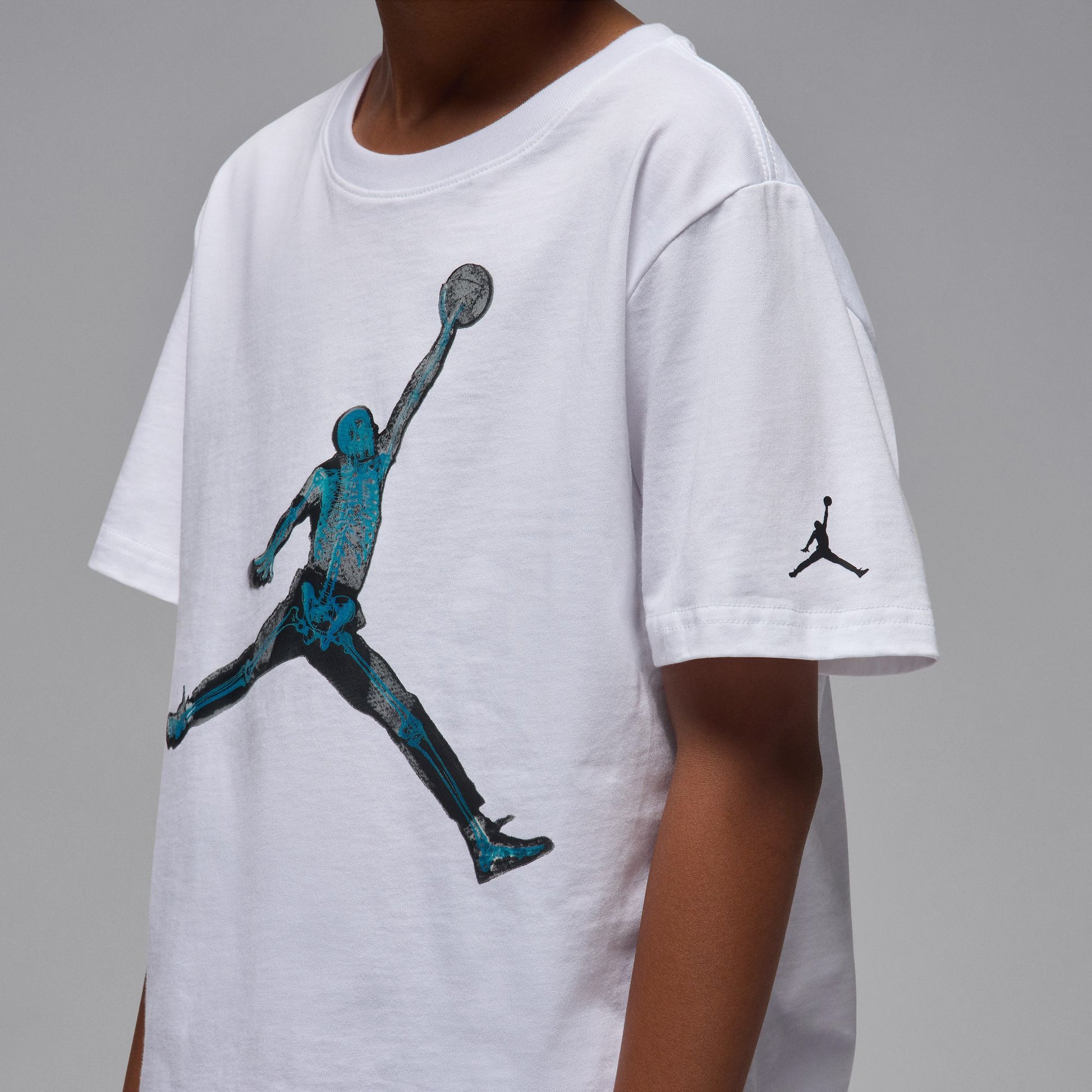 Jordan Boys MJ Brand Skeleton Jumpman T-Shirt (Big Kids)