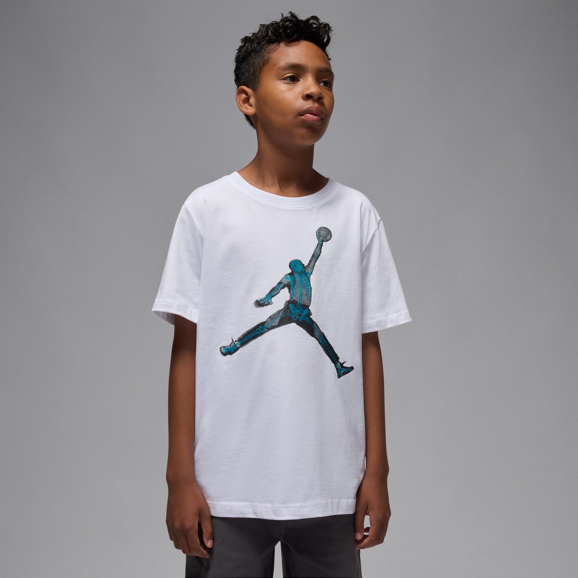 Jordan Boys MJ Brand Skeleton Jumpman T-Shirt (Big Kids)