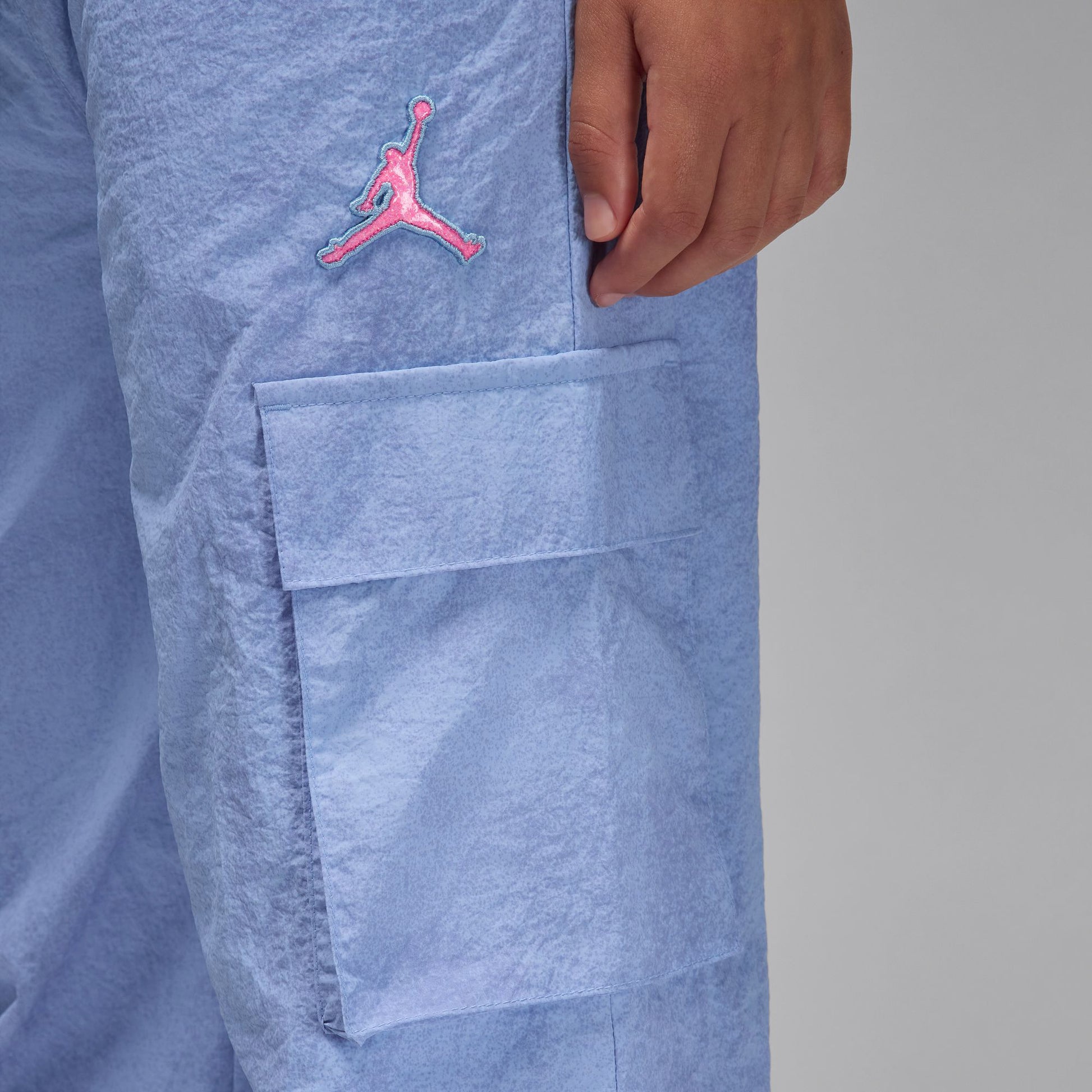 Jordan Girls Blue Jeans & Bling Woven Pants (Big Kids)