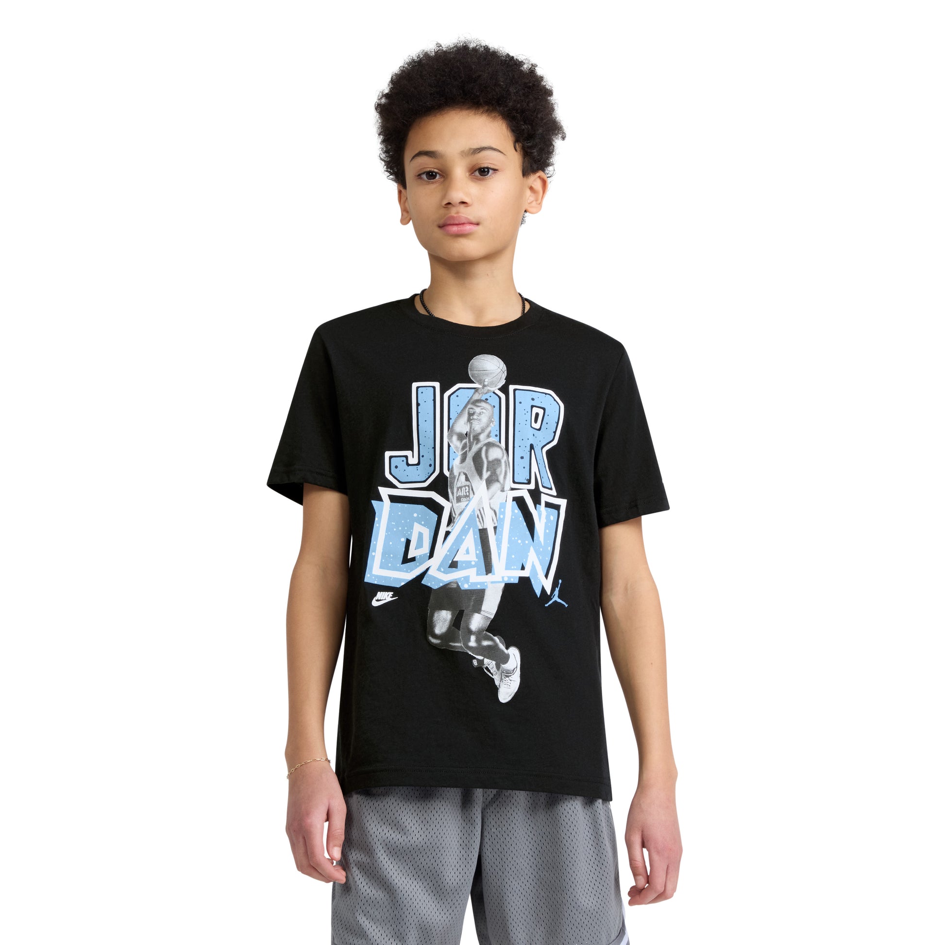 Jordan Boys In The Paint Retro Stack T-Shirt (Big Kids)