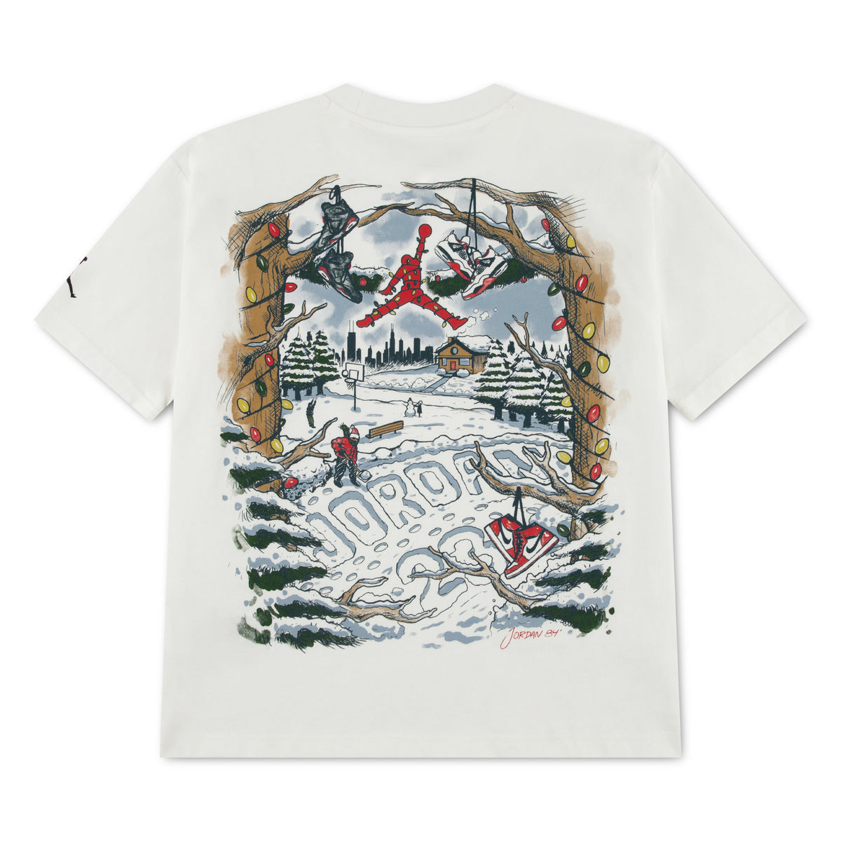 Jordan Boys Holiday Lights T-Shirt (Big Kids)