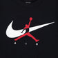 Jordan Boys Jumpman Swoosh Intersection T-Shirt (Little Kids)